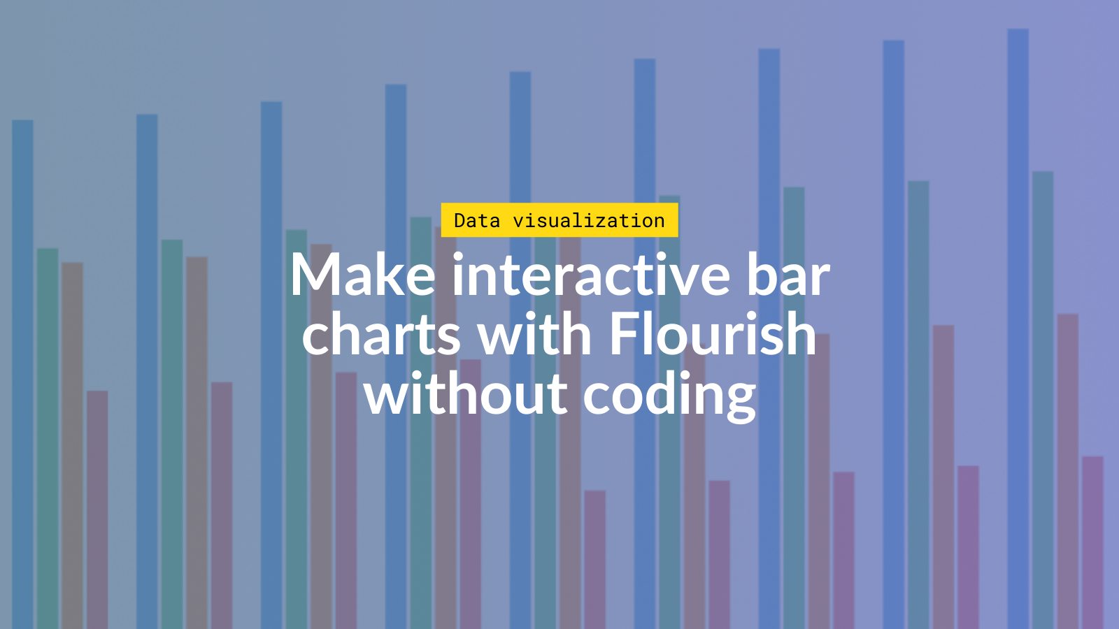 Make Interactive Bar Charts Without Coding Flourish Data Visualization Storytelling