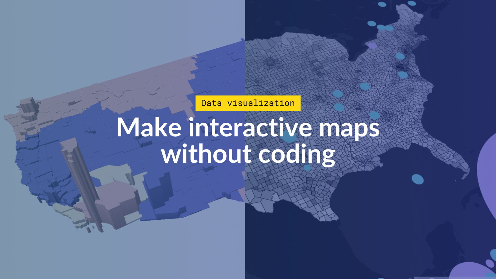 Make interactive maps without coding